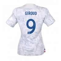 Fotbalové Dres Francie Olivier Giroud #9 Dámské Venkovní MS 2022 Krátký Rukáv